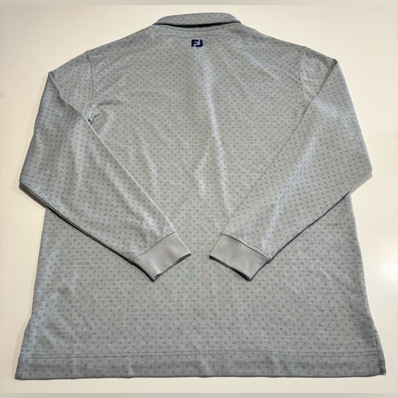 FJ FootJoy Golf Polo Warm Thick Shirt Mens Large Long Sleeve Athletic Golf - Picture 2 of 9